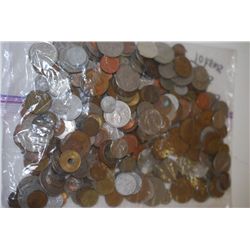 World Coins & Tokens; Various Dates, Conditions & Denominations; Three (3) Pounds By Weight; EST. $2