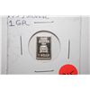 Image 1 : Silver Ingot "Lions Head"; 999 Silver 1 Gram; EST. $3-5