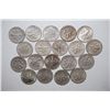 Image 2 : 1960 Roosevelt Dime; Various Conditions & Mint Marks; Lot of 19; EST. $40-75