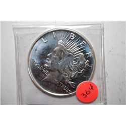 Silver Round  Peace Head ; .999 Fine Silver 1 Oz.; EST. $30-40