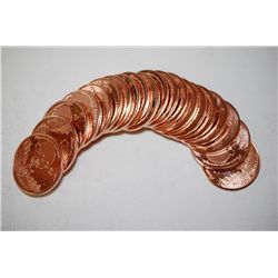 Copper Round "Rudolph"; 999 Fine Copper 1 Oz.; Roll Lot of 20; EST. $25-50