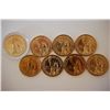 Image 2 : US Presidential $1 Coin; Various Dates, Conditions & Presidents; Lot of 8; EST. $8-15