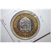 Image 2 : Slots A Fun Las Vegas NV Limited Edition Two-Tone $10 Gaming Token; .999 Fine .60% Oz. ASW; EST. $20