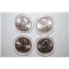 Image 2 : 2004 Michigan State Quarter; P&D Mints; Lot of 4; One Colorized; EST. $3-5