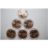 Image 2 : US Presidential $1 Coin; Various Dates, Conditions & Presidents; Lot of 6; EST. $6-10