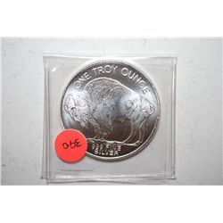 Silver Round "Buffalo Nickel"; 999 Fine Silver 1 Oz.; EST. $30-40