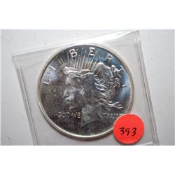 Silver Round  Peace Head ; .999 Fine Silver 1 Oz.; EST. $30-40