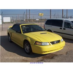 2001 - FORD MUSTANG