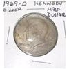 Image 1 : 1969-D KENNEDY SILVER HALF DOLLAR *NICE COIN - PLEASE LOOK AT PIC. TO DETERMINE GRADE*!!