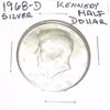 Image 1 : 1968-D KENNEDY SILVER HALF DOLLAR *NICE SILVER COIN - PLEASE LOOK AT PIC. TO DETERMINE GRADE*!!