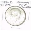 Image 1 : 1968-D KENNEDY SILVER HALF DOLLAR *NICE COIN - PLEASE LOOK AT PIC. TO DETERMINE GRADE*!!