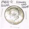 Image 1 : 1968-D KENNEDY SILVER HALF DOLLAR *NICE SILVER COIN - PLEASE LOOK AT PIC. TO DETERMINE GRADE*!!