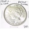 Image 1 : 1925-S SILVER PEACE DOLLAR *RARE UNC HIGH GRADE*!!