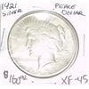 Image 1 : 1921 SILVER PEACE DOLLAR RED BOOK VALUE IS $160.00+ *EXTREMELY RARE EXTRA FINE-45 HIGH GRADE*!!