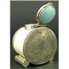Image 6 : RUSSIAN SILVER & IVORY ENAMELED INKWELL