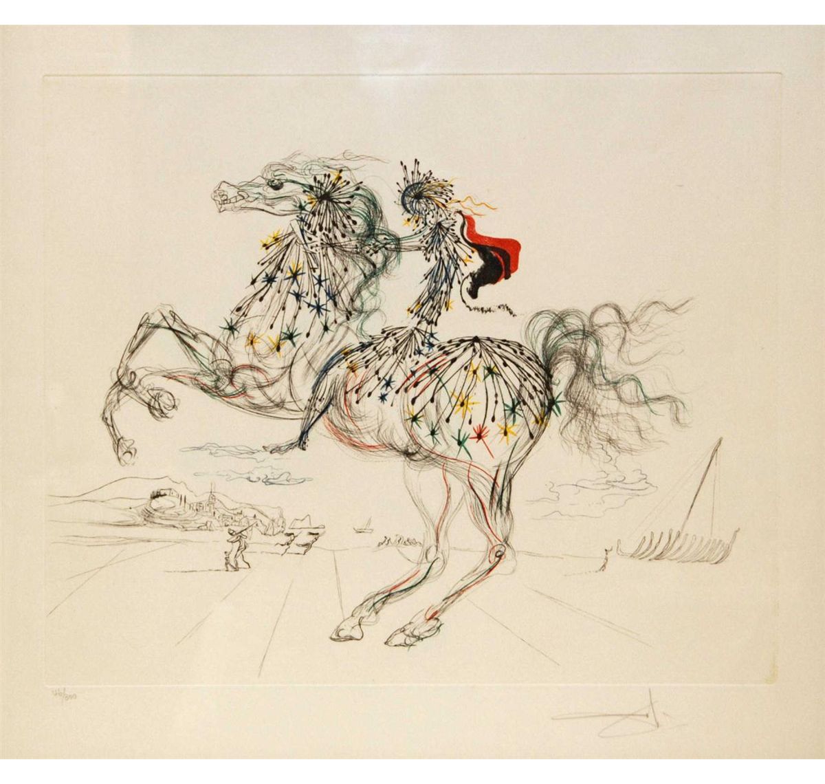 Salvador Dali Cygnes Reflétant Éléphants Toile Peinture Affiches