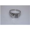 Image 1 : 15.1 CTW CZ RING .925 STERLING SILVER
