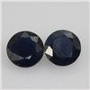 Image 1 : Natural Nice Blue Sapphire Round Cut 2 pcs 2.12 ctw