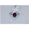 Image 1 : 11.75 CTW RUBY RING .925 STERLING SILVER