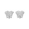 Image 1 : CZ Butterfly Stud Earrings