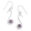 Image 1 : S Design Amethyst Earrings