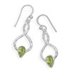 Image 1 : Textured Peridot Earrings