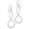 Image 1 : Figure 8 Style French Wire Earrings