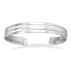 Image 1 : Thin Polished 3 Row Cuff