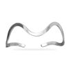 Image 1 : Thin Polished Wave Cuff