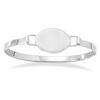 Image 1 : Oval Engravable Tag Bangle