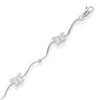 Image 1 : 7" CZ Butterfly Bracelet