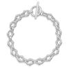 Image 1 : 8" Oval Link with Rope Bracelet