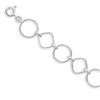 Image 1 : 7" Round And Square Wire Link Bracelet