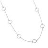 Image 1 : 16" Sterling Silver Chain with Circle Links