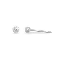 3mm Ball Stud Earrings