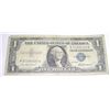 Image 1 : 1957 SERIES $1 SILVER CERTIFICATE SERIAL # K01296520A *PLEASE LOOK AT PICTURE TO DETERMINE GRADE*!!