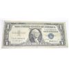 Image 1 : 1957 SERIES $1 SILVER CERTIFICATE SERIAL # T63139989A *PLEASE LOOK AT PICTURE TO DETERMINE GRADE!!