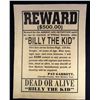 Image 1 : BILLY THE KID OUTLAW REWARD POSTER