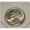Image 1 : 1993-P JEFFERSON NICKEL *RARE MS HIGH GRADE - NICE COIN*!!