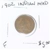 Image 1 : 1902 INDIAN HEAD PENNY RED BOOK VALUE IS $5.00 *FINE GRADE**!!