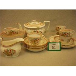 New Hall part dinner service, circa 1812 to i...