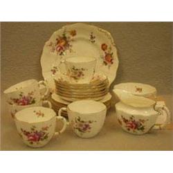 Royal Crown Derby part tea set, 'Derby Posies...