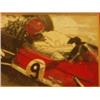 Image 1 : Framed watercolour of Formula 1 driver and ca...