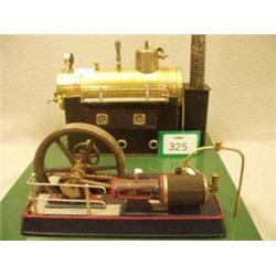 1920s Fleschman horizontal spirit fired steam...