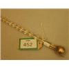 Image 1 : Glass and gilt twist stem walking stick £40 -...