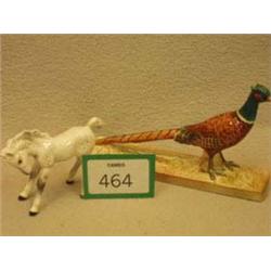 Beswick pheasant No.1774 plus small Beswick w...