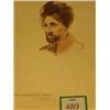 Image 1 : Motion picture sketch of Errol Flynn dated 19...