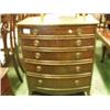 Image 1 : Georgian style dwarf mahogany chest of drawer...