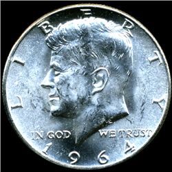 1964 JFK Half MS64/65 Scarce Underweight ERROR (COI-11381)