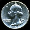 Image 1 : 1963 Washington 25c MS64/65 Scarce Type B Reverse Underweight ERROR (COI-12361)